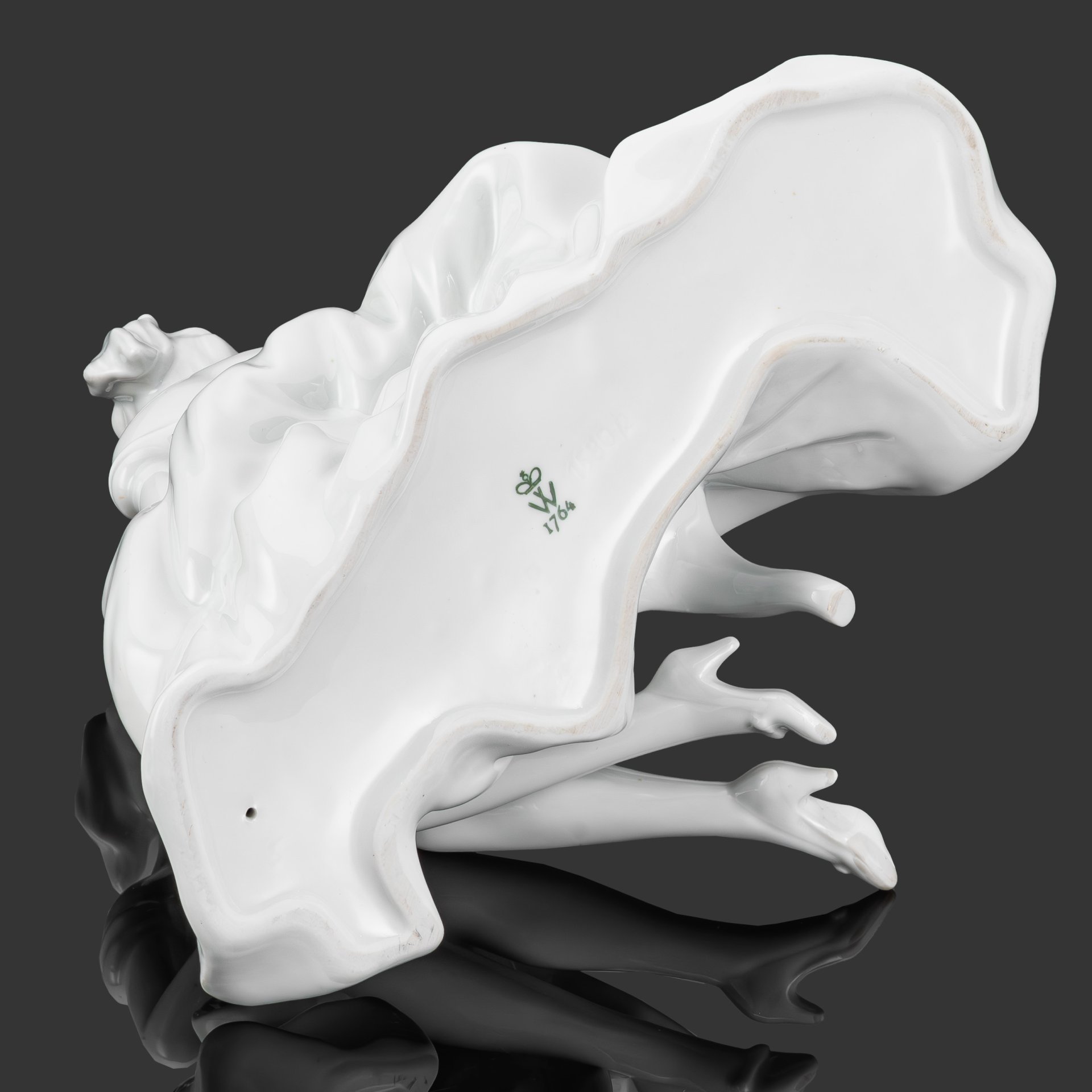 Статуэтка "Дама с веером", фарфор, Wallendorf, Германия, 1963-1990 гг.