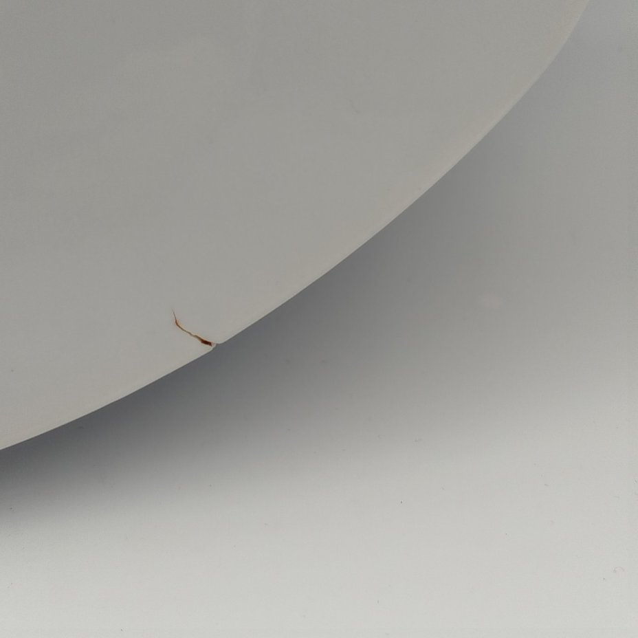 Блюдо декоративное большое "Олени в лесу", фарфор, Дулевский фарфоровый завод (Дулёво), СССР, 1968-1991 гг.