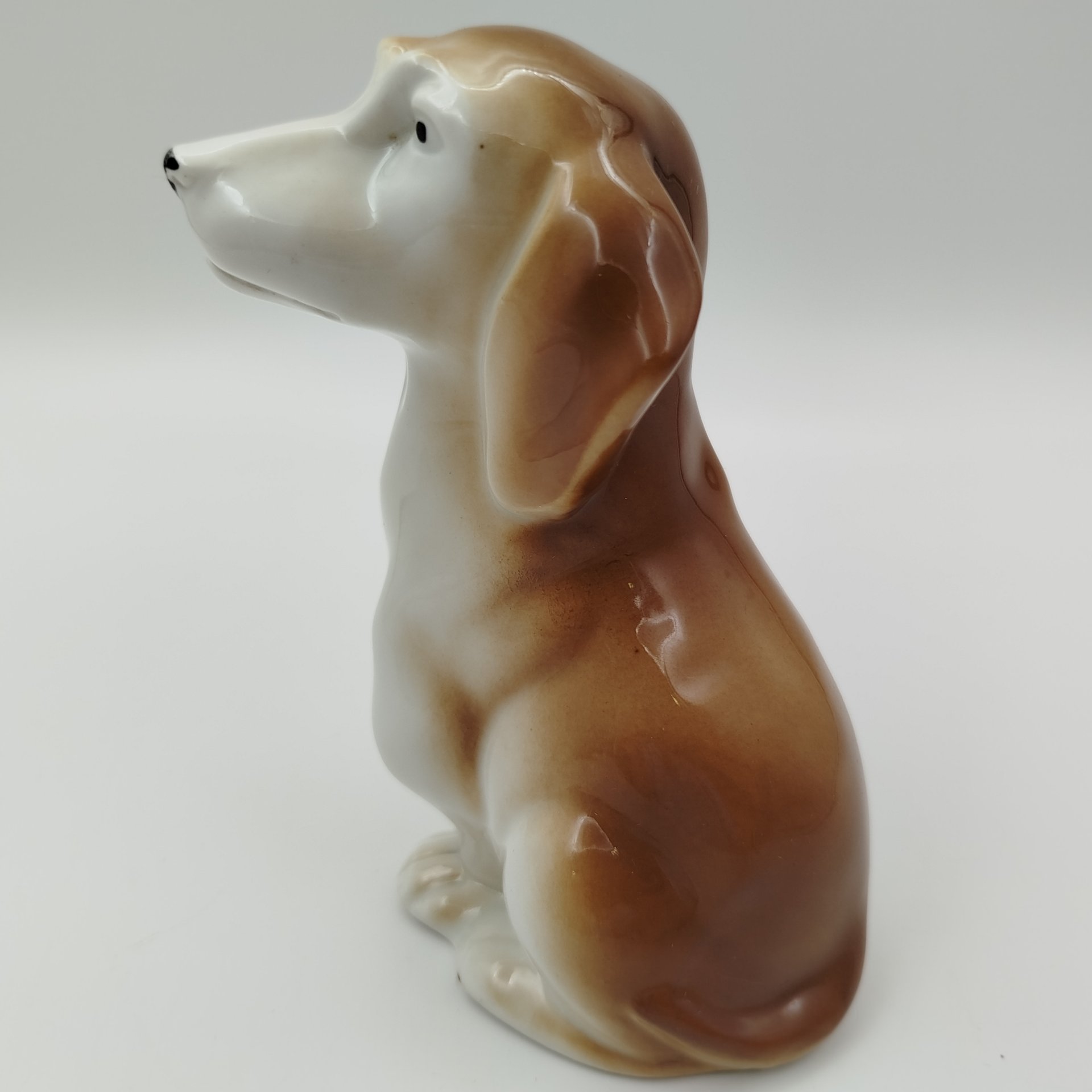 Статуэтка "Такса", фарфор, аэрография, Германия, 1970-1990 гг.