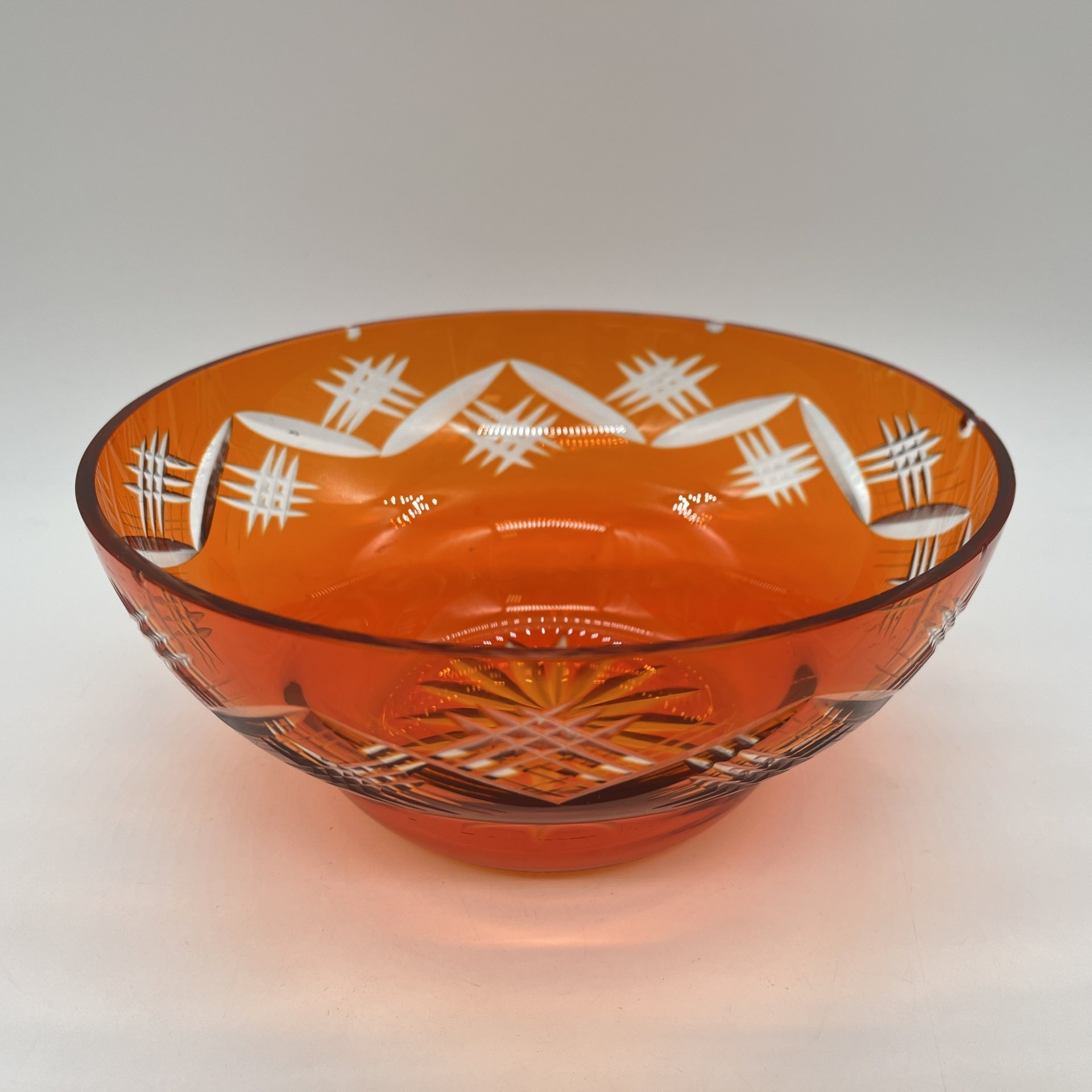 Салатник (фруктовница, конфетница), цветное стекло
