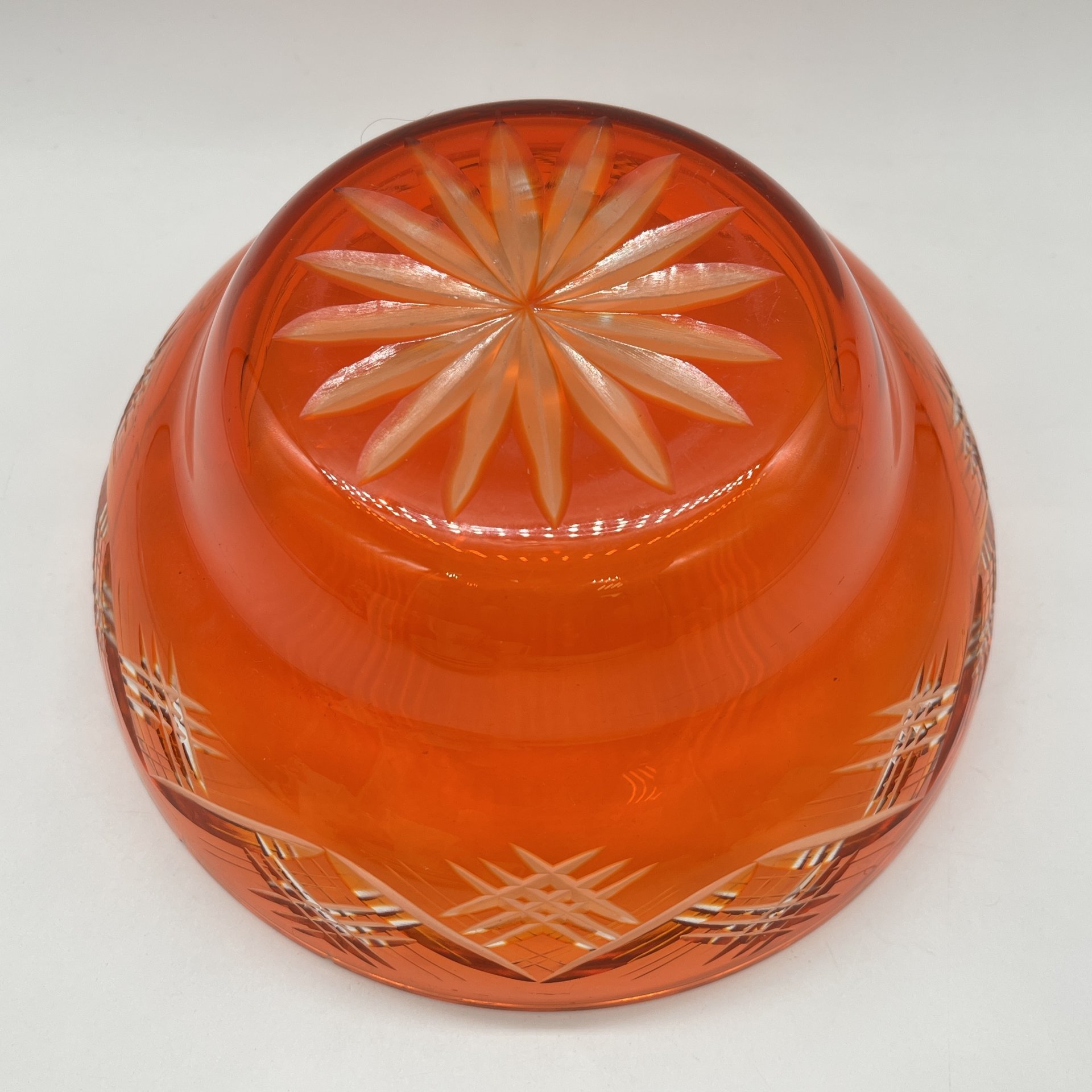 Салатник (фруктовница, конфетница), цветное стекло