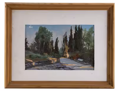 Картина "Южный пейзаж" (название условное), автор Юрий Рыполовский