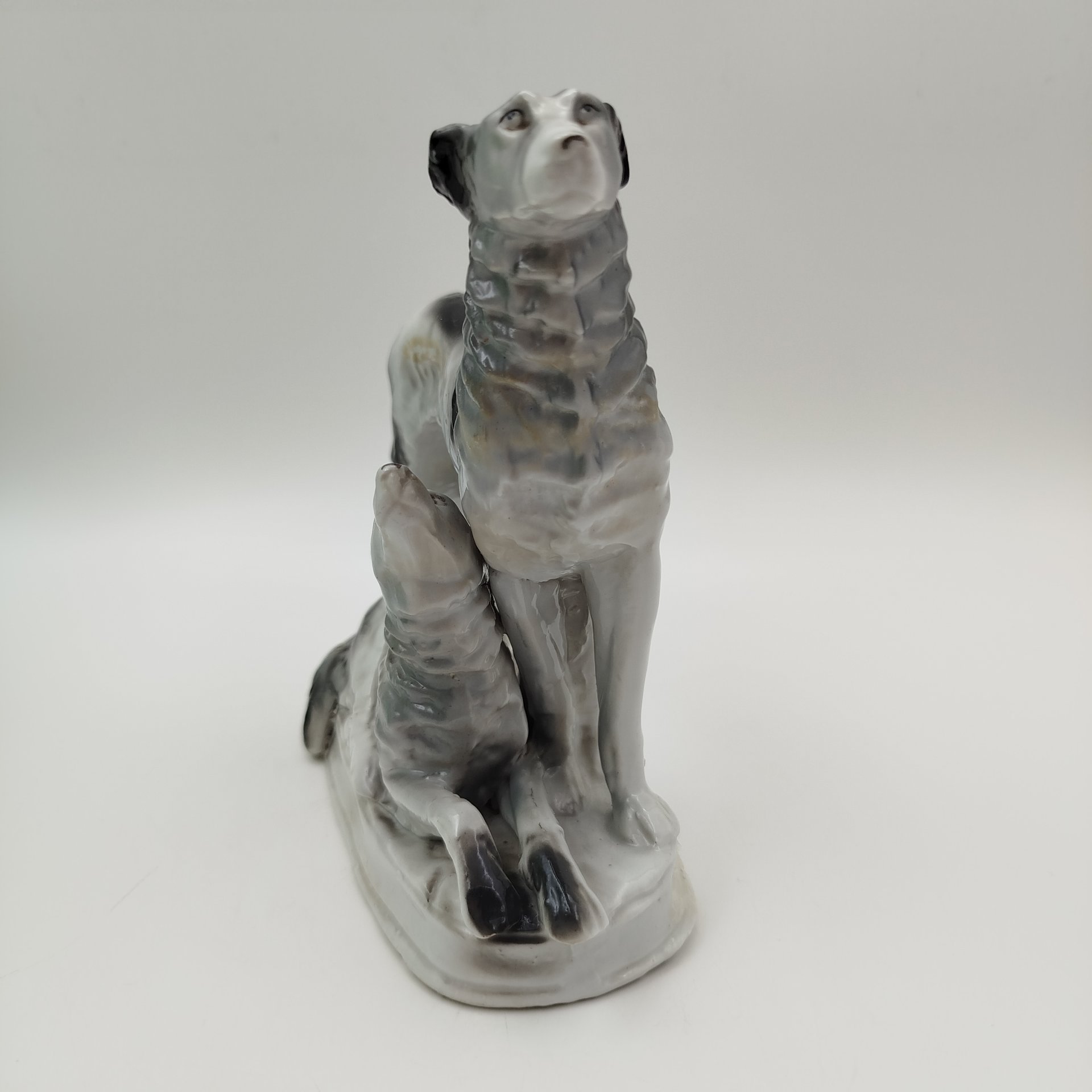 Статуэтка "Гончие", фарфор, роспись, Германия, 1950-1980 гг.