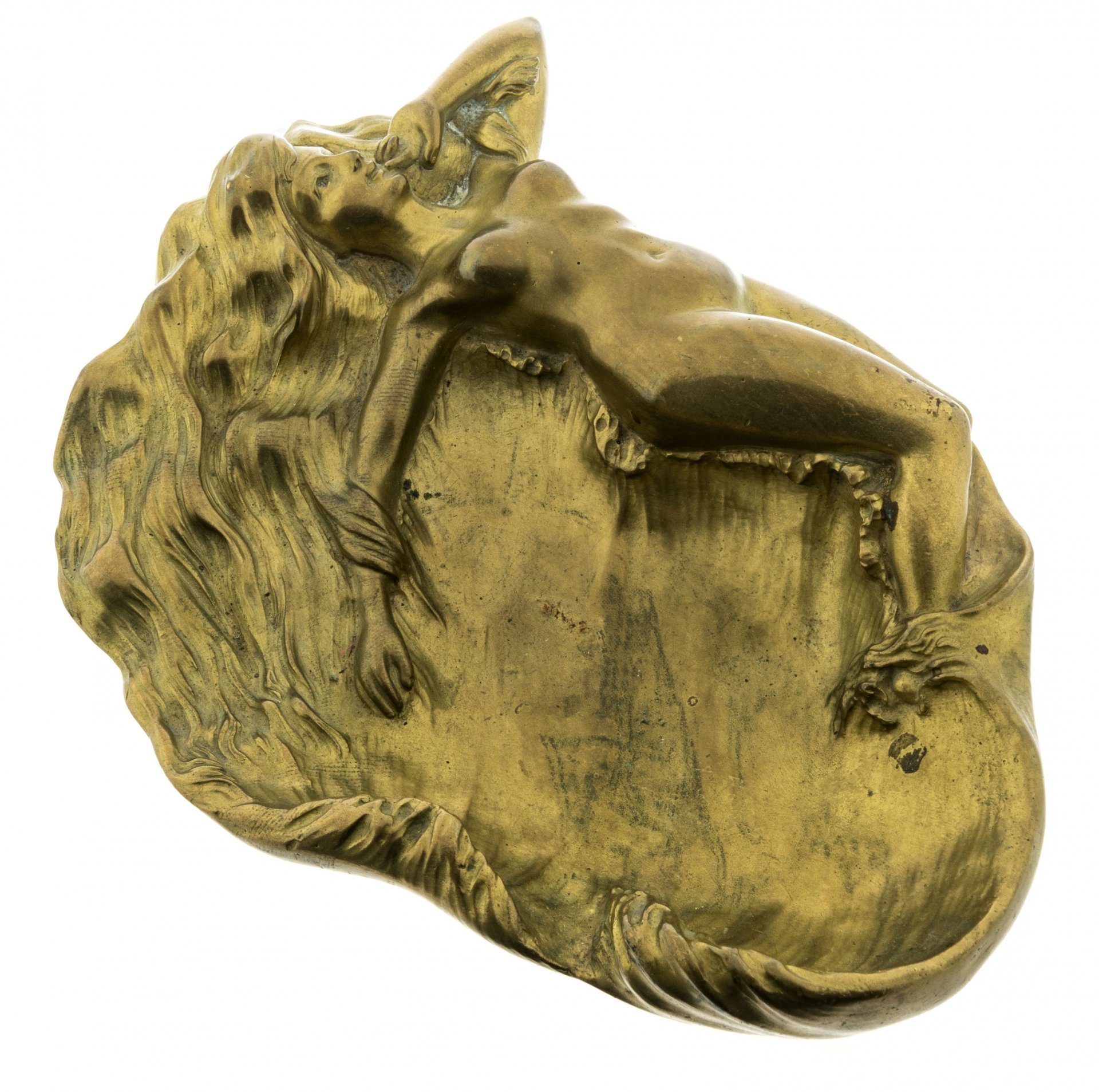 Пепельница "Обнажённая", бронза, литье, Западная Европа, 1990-2000 гг.