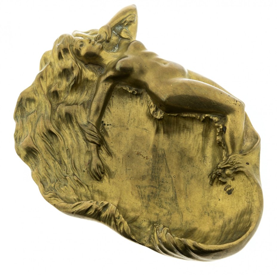 Пепельница "Обнажённая", бронза, литье, Западная Европа, 1990-2000 гг.