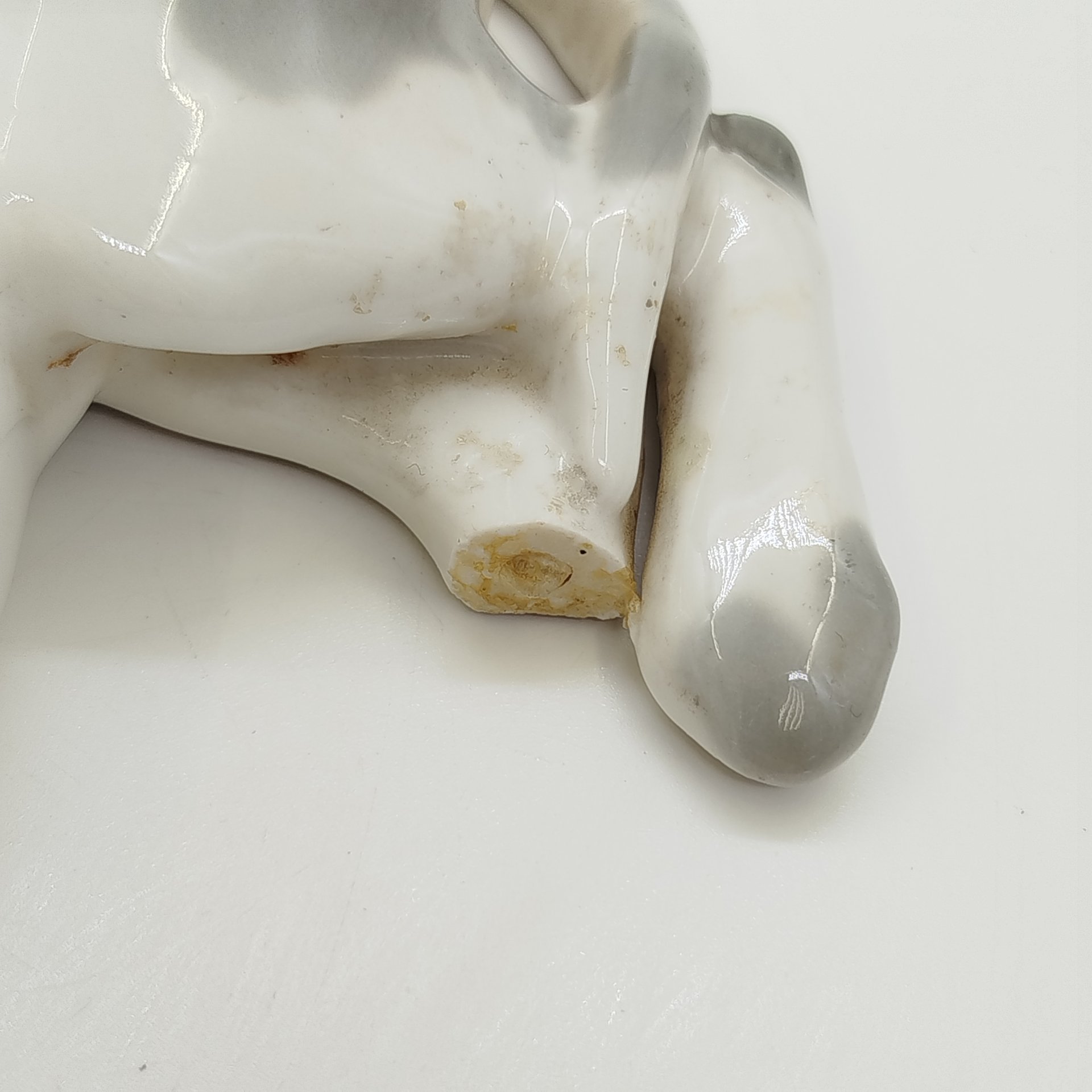 Статуэтка "Мраморный дог", скульптор И.И. Ризнич