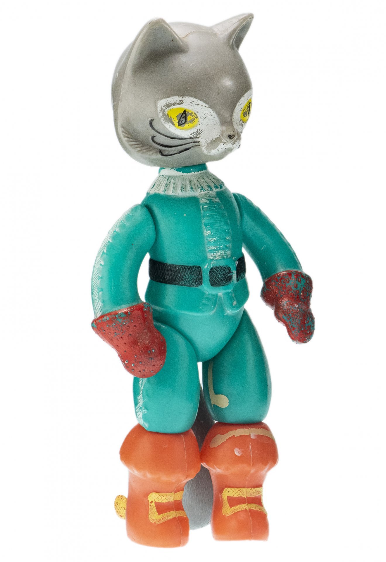 Игрушка "Кот в сапогах", пластмасса, СССР, 1970-1990 гг.
