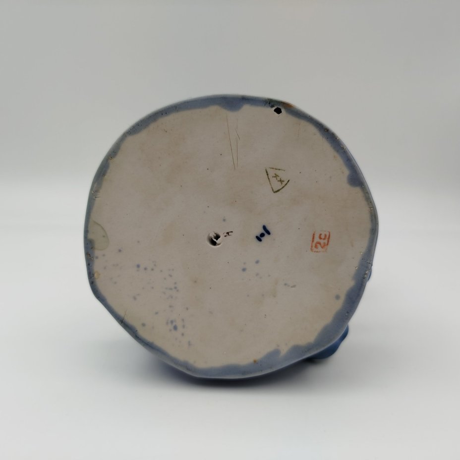 Статуэтка "Хозяйка медной горы", скульптор Л. Н. Шушканова, фарфор, роспись, золочение, Турыгинский фарфоровый завод артели «Художественная керамика» (Гжель), СССР, 1950-1960 гг.