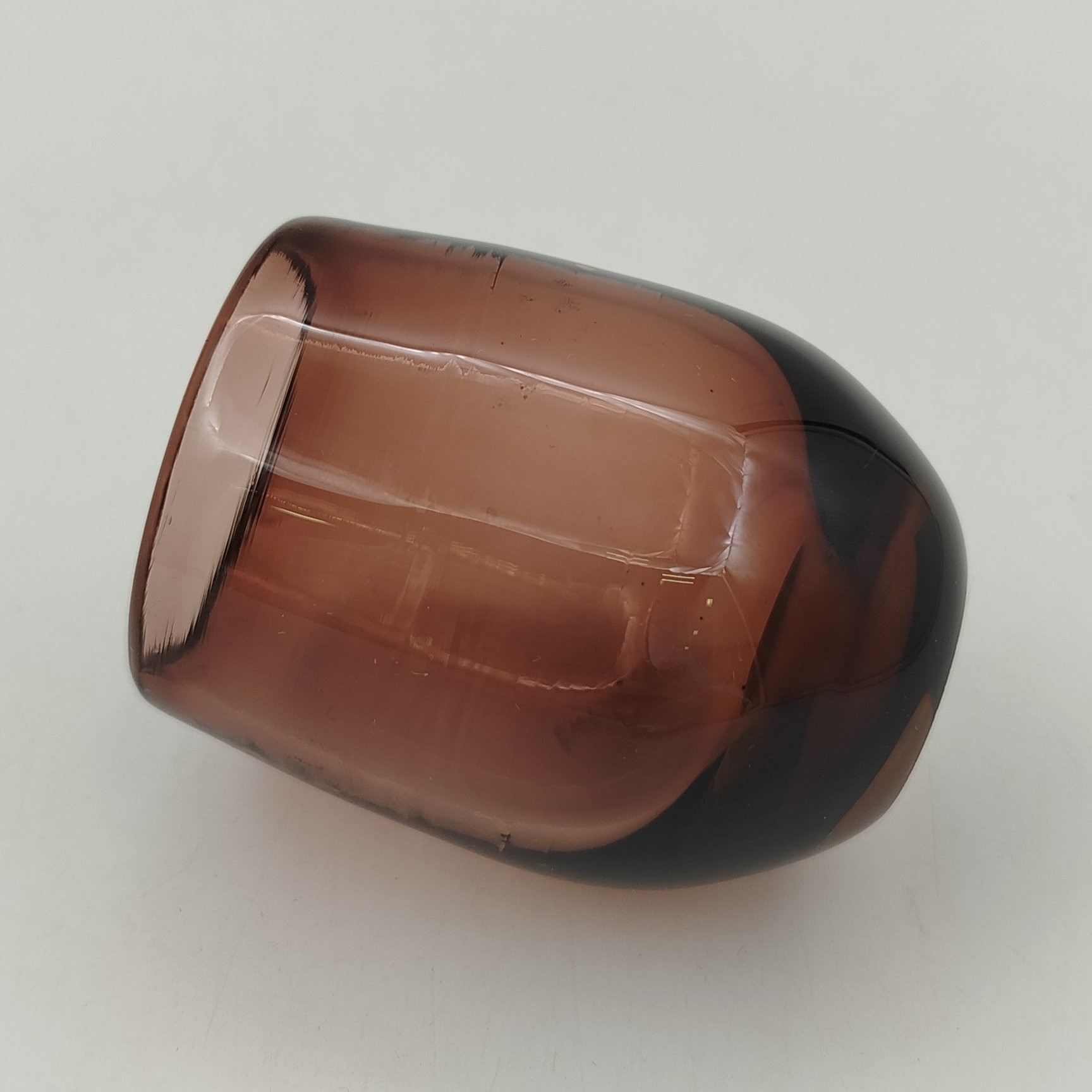 Стопка коричневого оттенка, стекло, СССР, 1970-1990 гг.