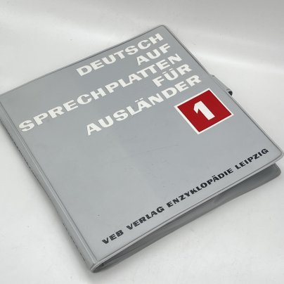 Набор пластинок Deutsch auf Sprechplatten für Ausländer №1 ("разговорный немецкий для иностранцев)