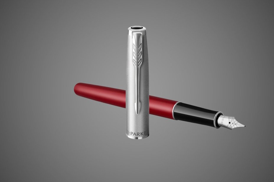 Перьевая ручка Parker Sonnet Entry Point Red Steel CT, перо: F, цвет чернил: black, в подарочной упаковке, Металлы: нержавеющая сталь, палладий, пластик