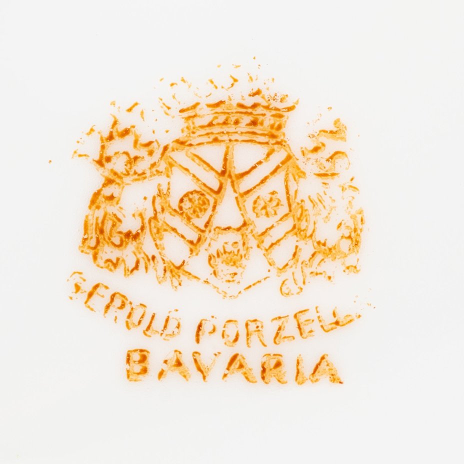 Статуэтка "Галантная сцена" ("Влюбленные"), фарфор, роспись, золочение, Gerold Porzellan, Bavaria, Германия, 1970-1990 гг., Gerold Porzellan