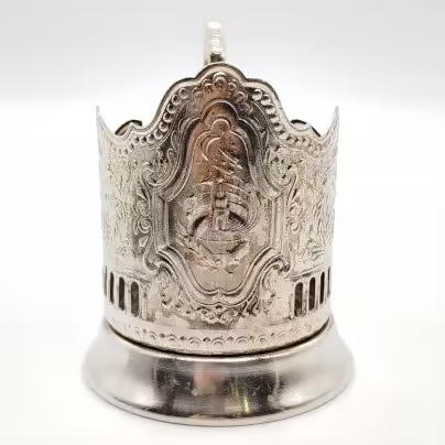 Подстаканник "Советский космос", Кольчугинский завод цветных металлов