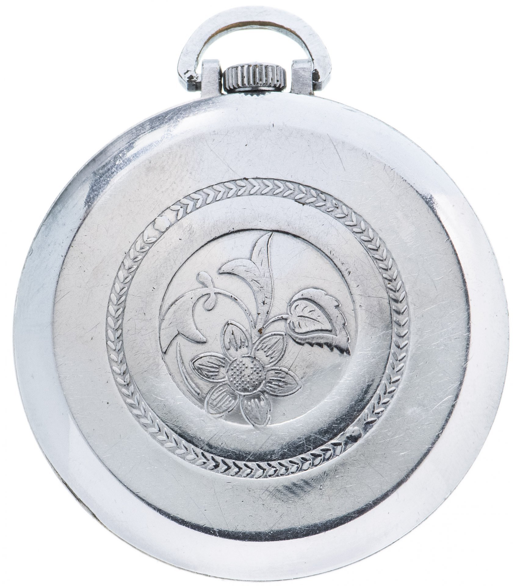 Часы карманные, сталь, Чистопольский часовой завод "Восток", СССР, 1960-1980 гг.
