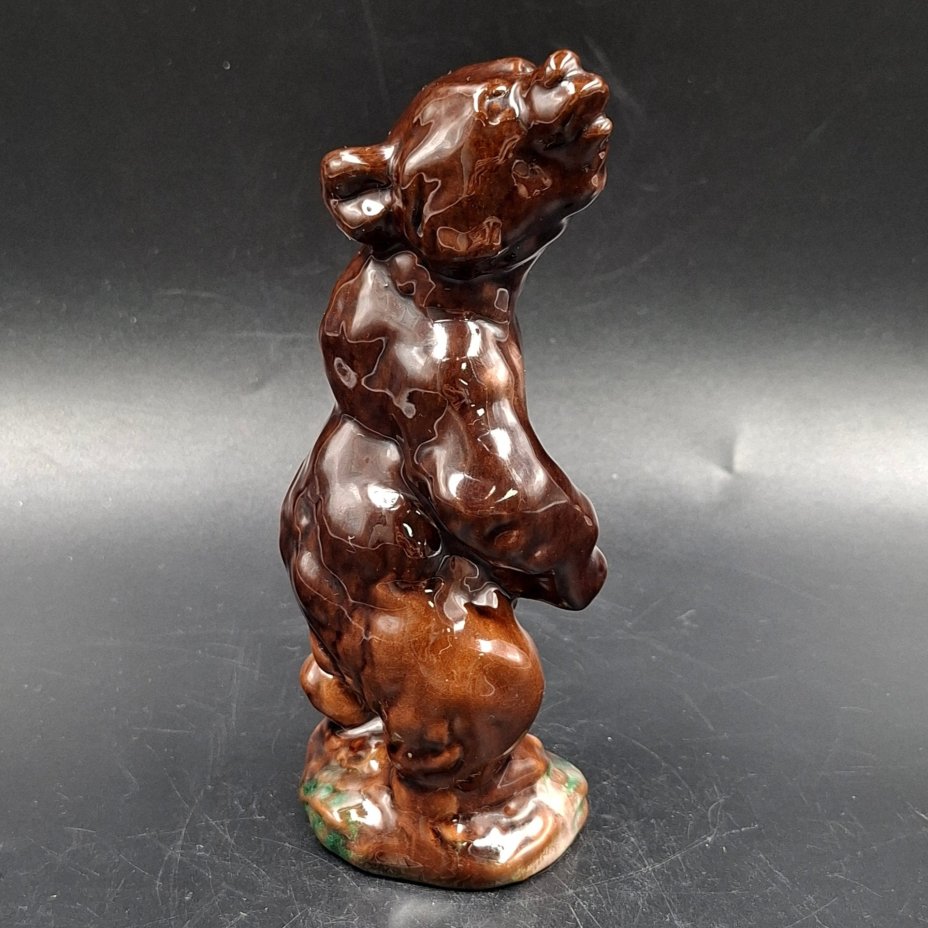 Статуэтка "Медвежонок бурый", Рябовский завод керамических изделий (предположительно)