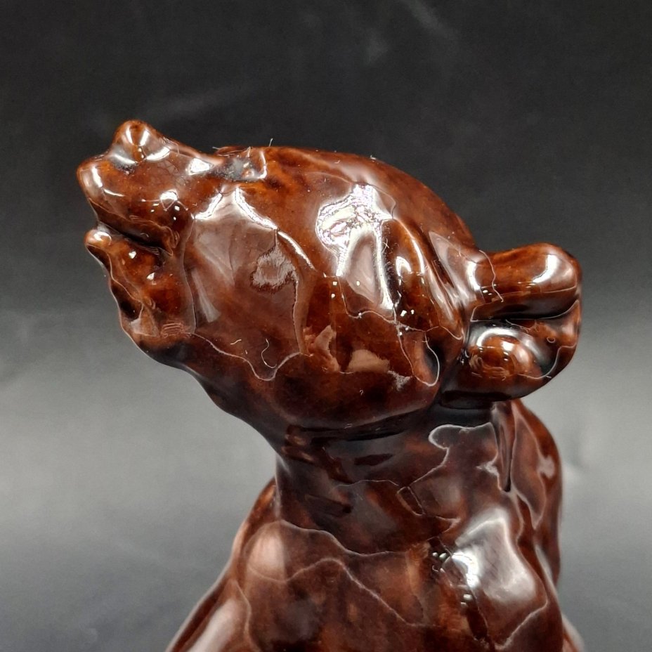 Статуэтка "Медвежонок бурый", Рябовский завод керамических изделий (предположительно)