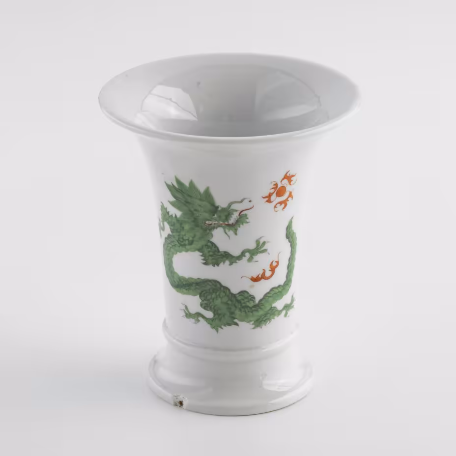 Ваза "Зелёный дракон", Meissen (Мейсенский фарфор), Meissener Porzellan (Мейсенский фарфор)