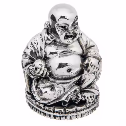 Статуэтка "Хотей Бог счастья", полимер, серебрение, Италия, 2010-2015 гг.