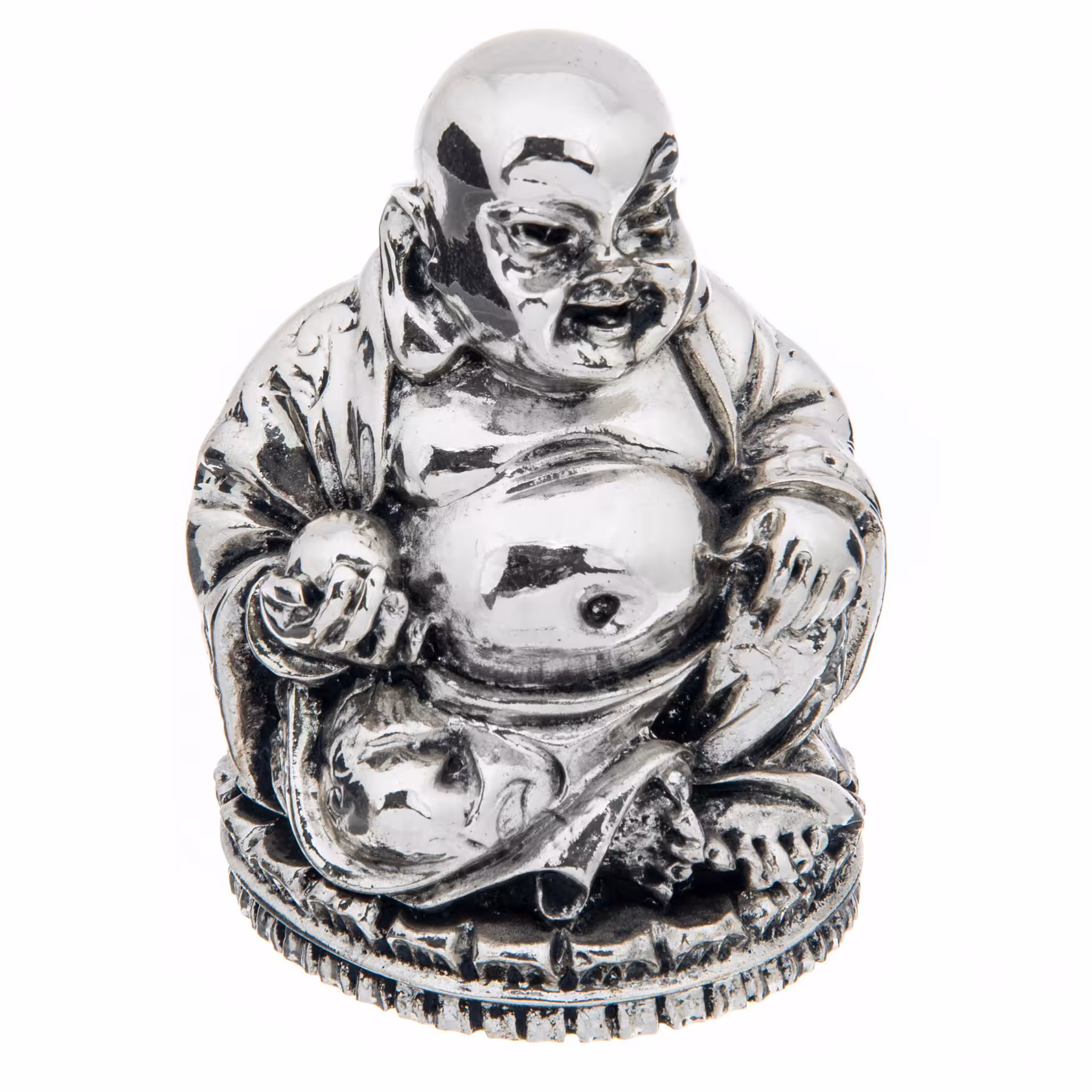 Статуэтка "Хотей Бог счастья", полимер, серебрение, Италия, 2010-2015 гг.
