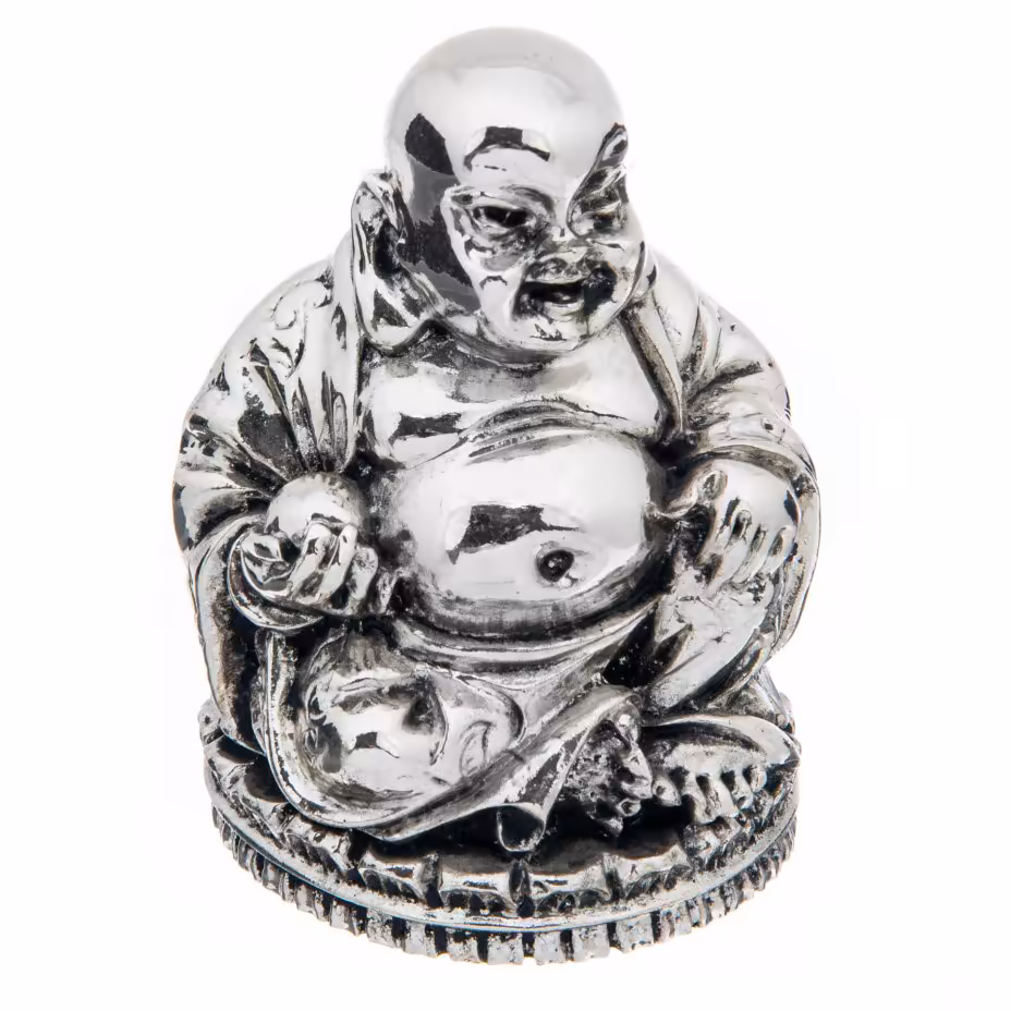 Статуэтка "Хотей Бог счастья", полимер, серебрение, Италия, 2010-2015 гг.