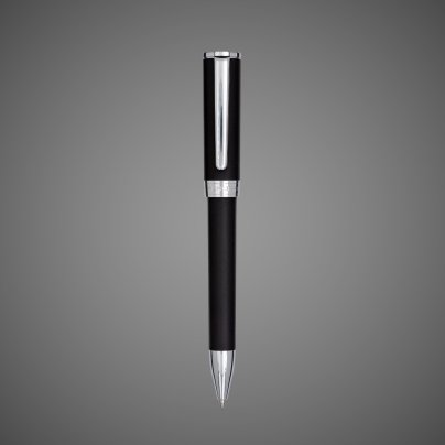 Шариковая ручка Aurora TU Matt Black CT, в подарочной коробке, Лаки и смолы: смола, хром