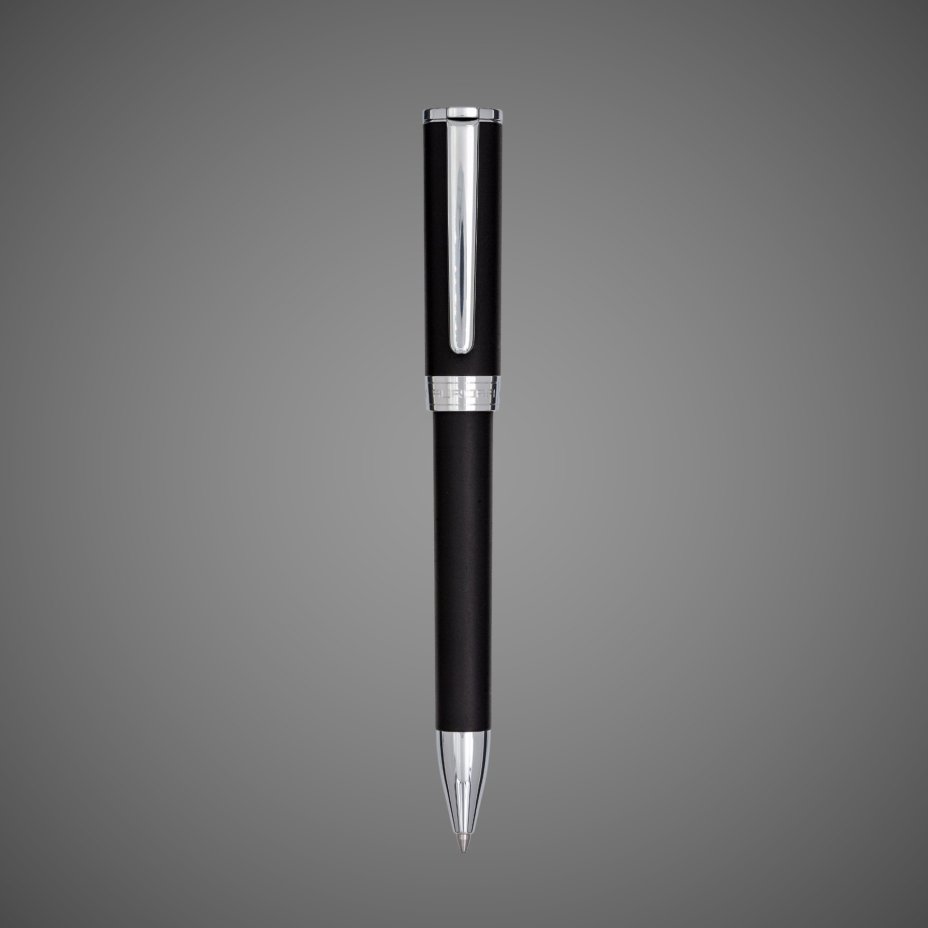 Шариковая ручка Aurora TU Matt Black CT, в подарочной коробке, Лаки и смолы: смола, хром
