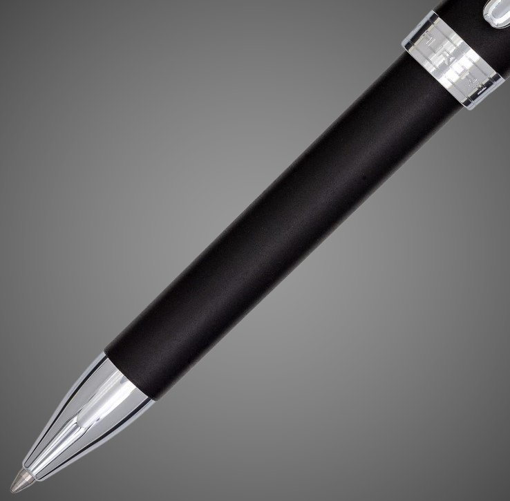 Шариковая ручка Aurora TU Matt Black CT, в подарочной коробке, Лаки и смолы: смола, хром