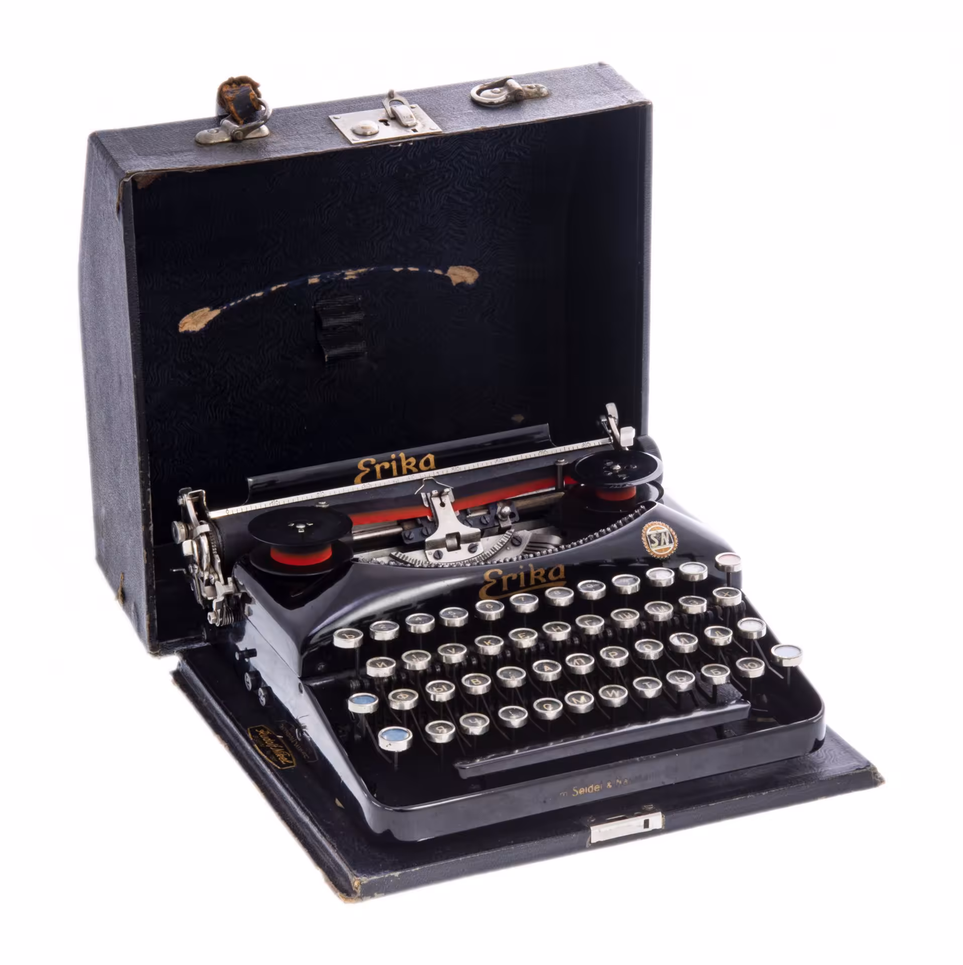 Машина печатная "Erika", металл, мануфактура "Seidel & Naumann", Германия, 1920-1950 гг.