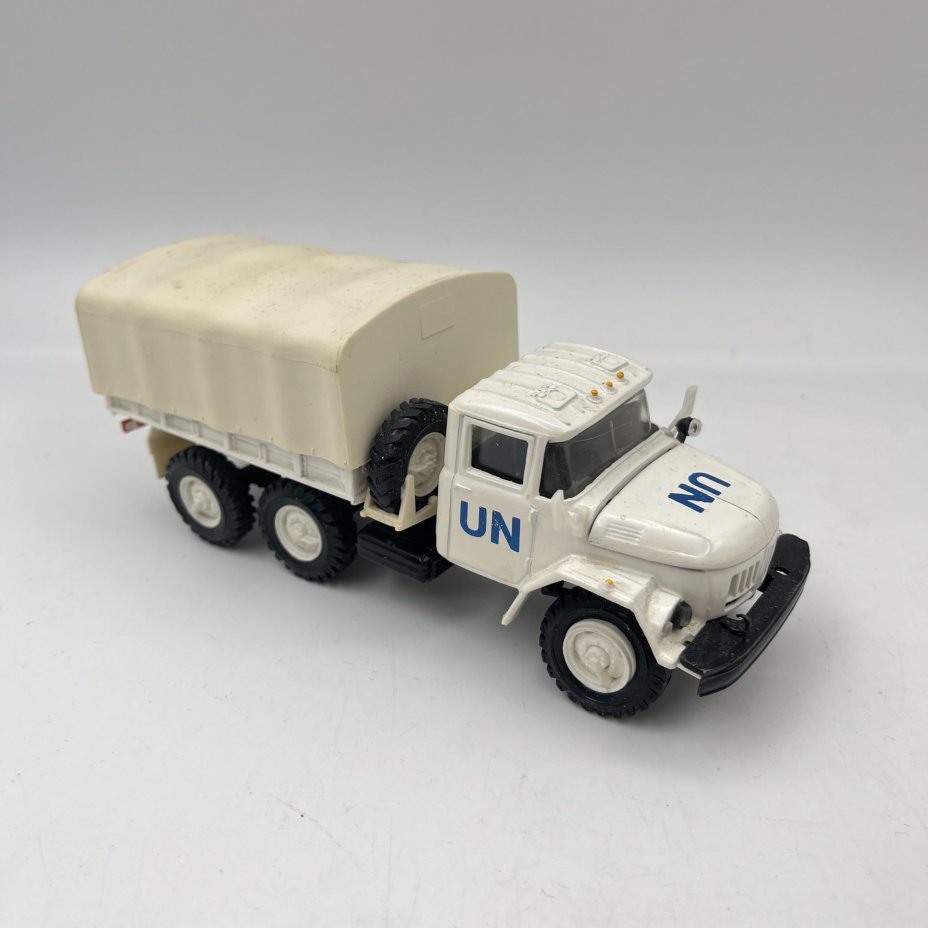 Модель автомобиля "ЗИЛ-131Н", авторская версия, металл, пластмасса, Россия, 1980-2000 гг.