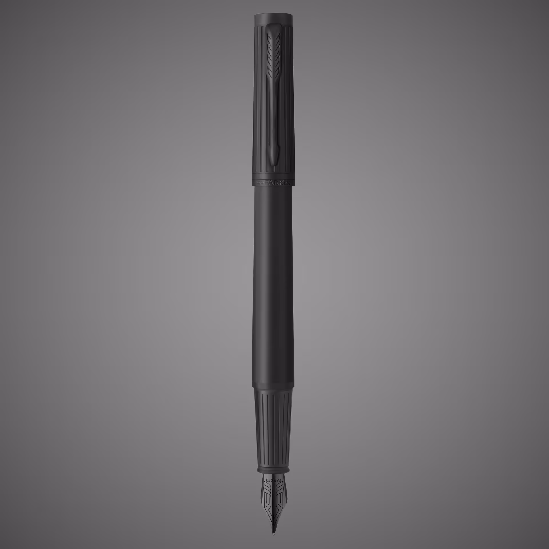 Перьевая ручка Parker "Ingenuity Black BT" перо: F, цвет чернил: blue/black, в подарочной упаковке.