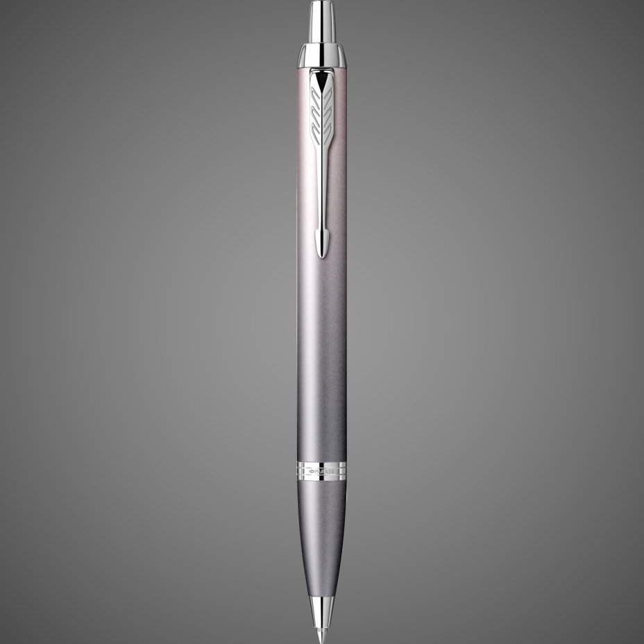 Ручка шариковая Parker "IM Rituals GREY Gradient CT", цвет чернил: Blue, 1,0мм, в подарочной упаковке