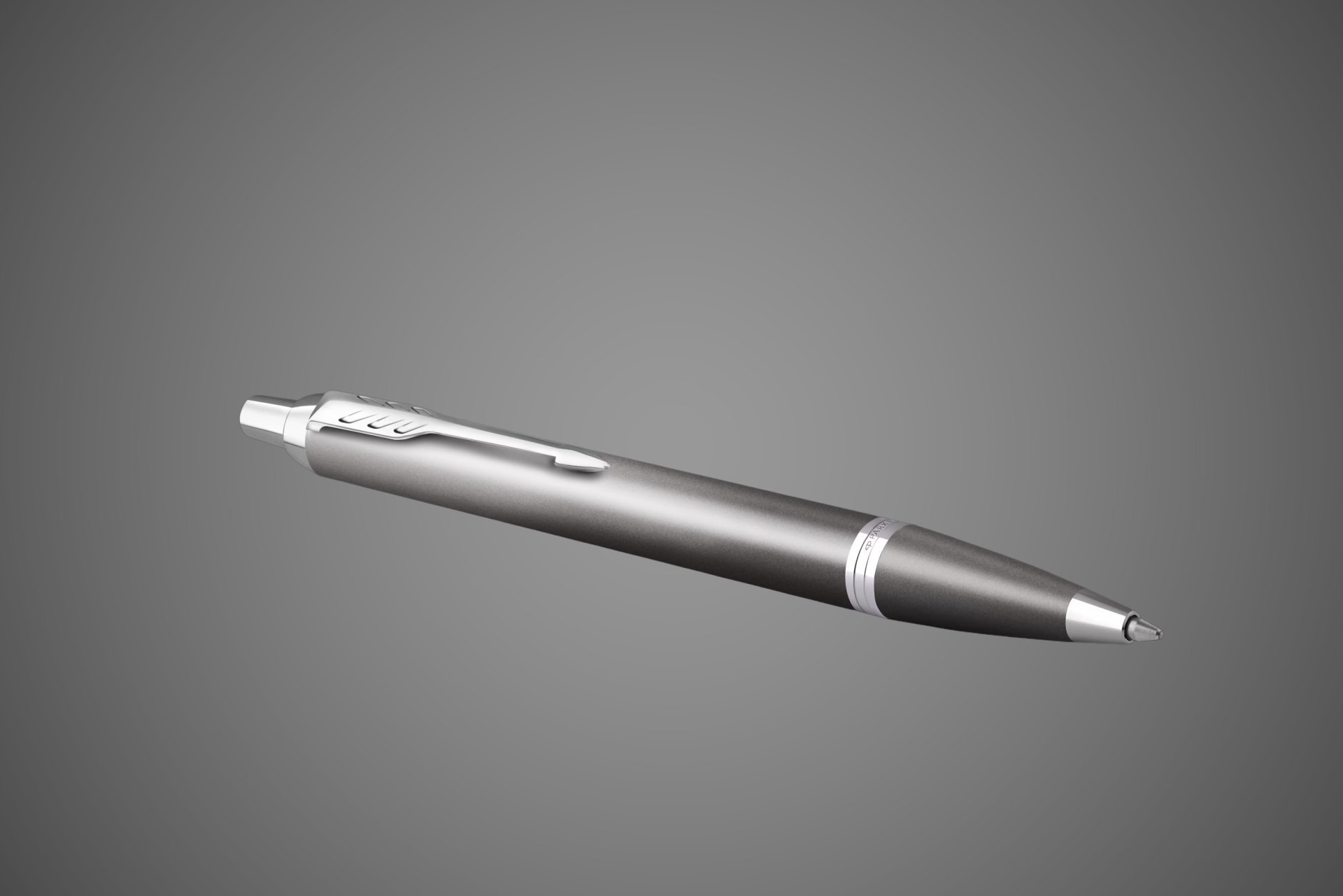 Ручка шариковая Parker "IM Rituals GREY Gradient CT", цвет чернил: Blue, 1,0мм, в подарочной упаковке