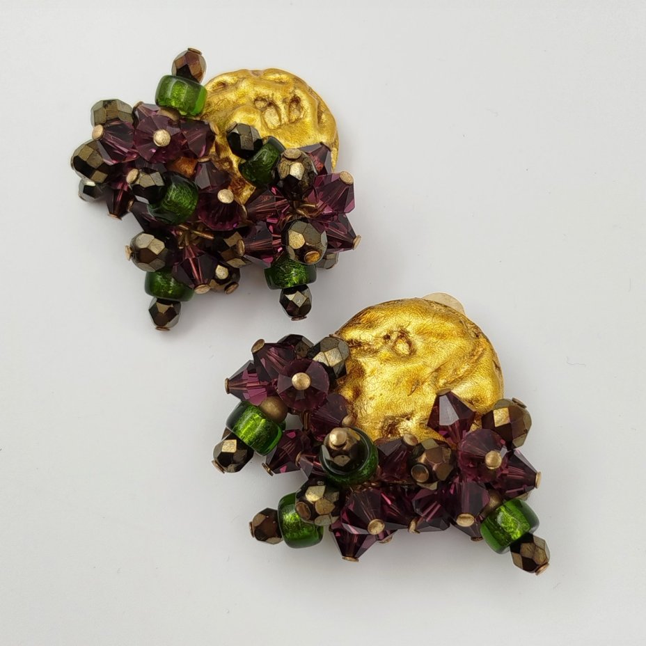 Клипсы винтажные