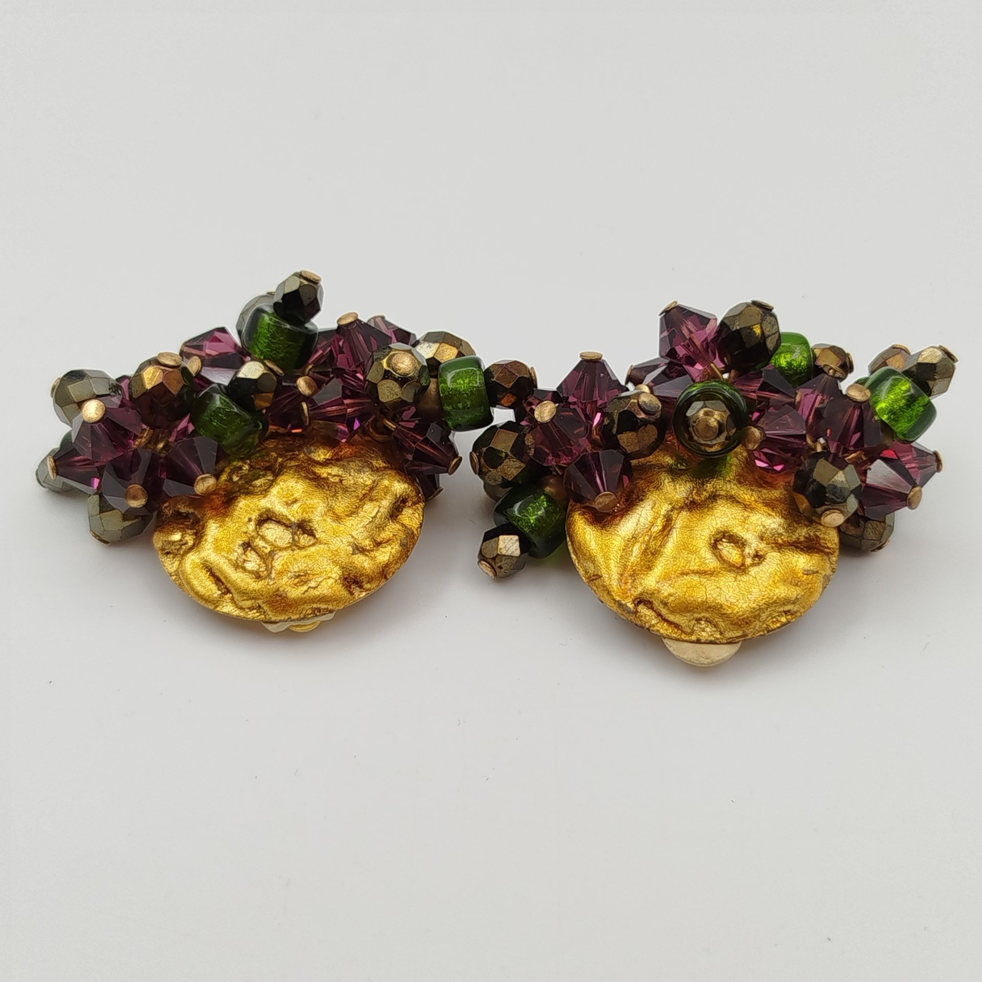 Клипсы винтажные