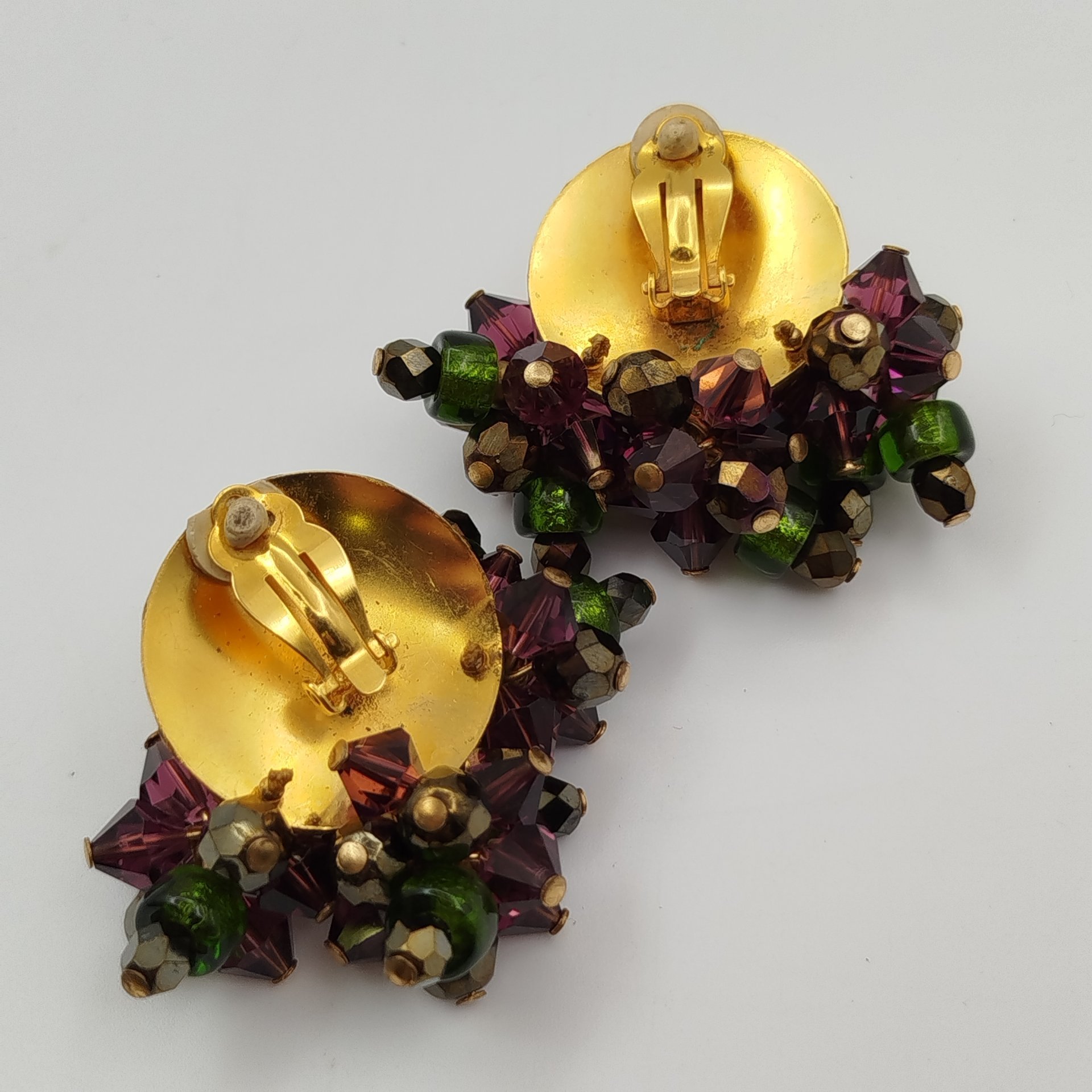 Клипсы винтажные