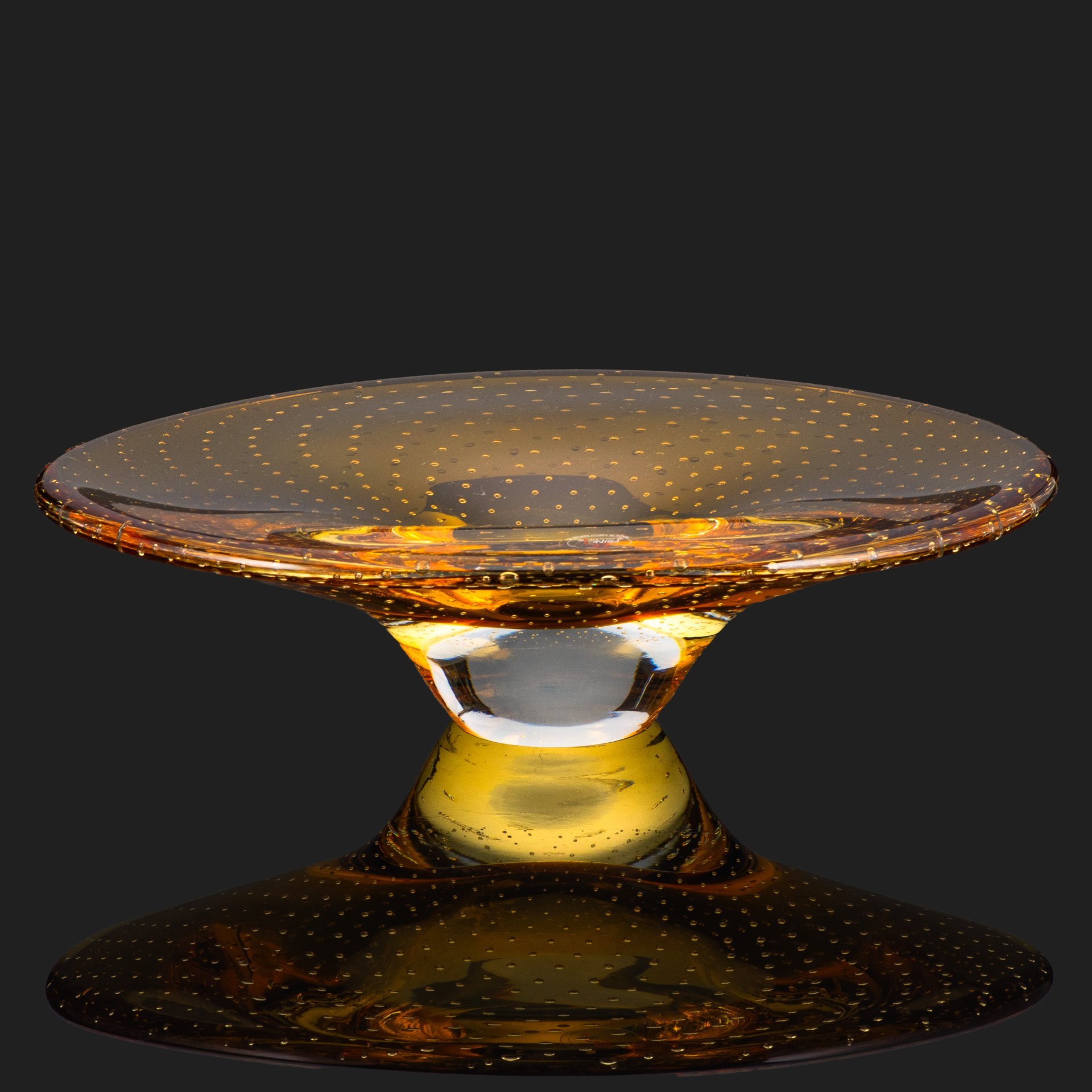 Фруктовница лаконичной формы, Princ Art Glass