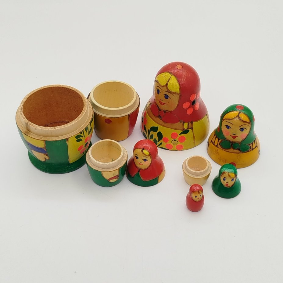 Игрушка сувенирная "Матрёшка" из пяти фигур (Олимпиада-80)