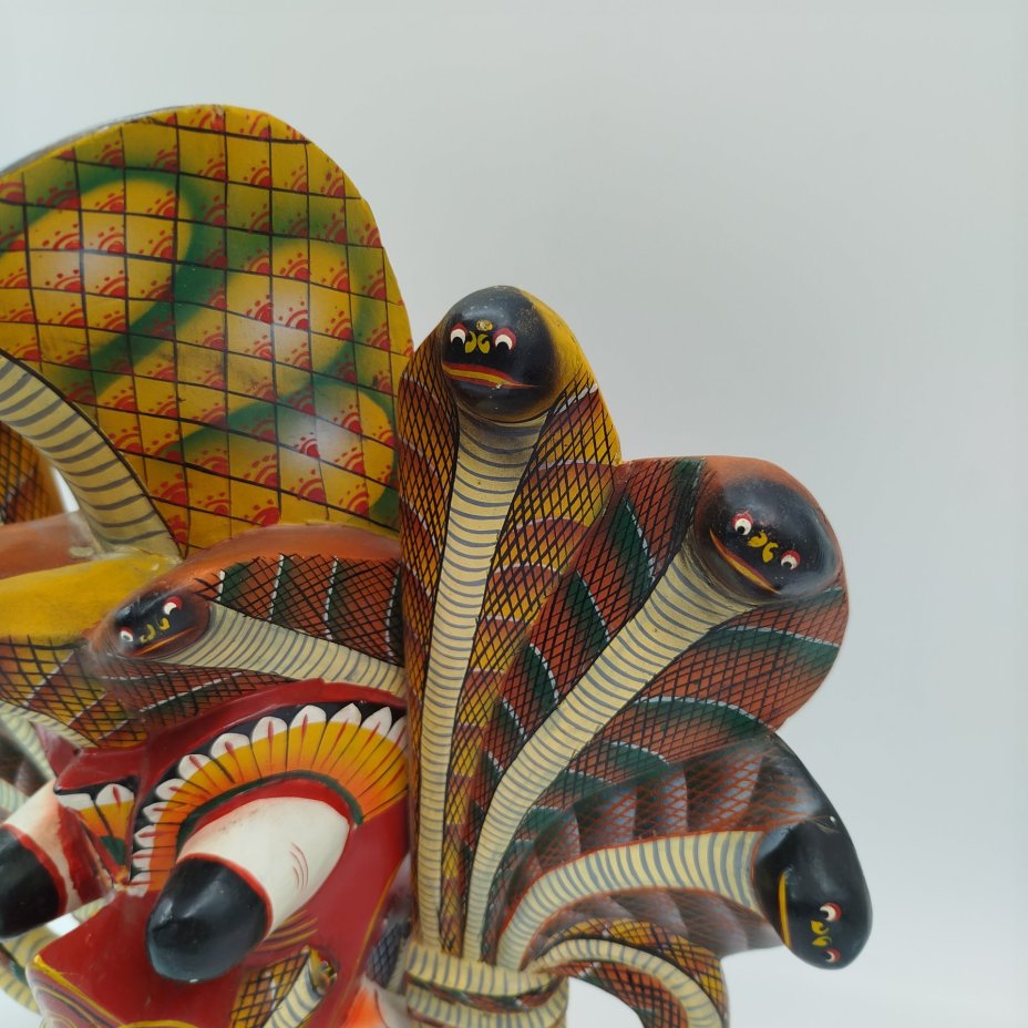 Маска сувенирная "Нага Ракша" (Маска демона Кобр)