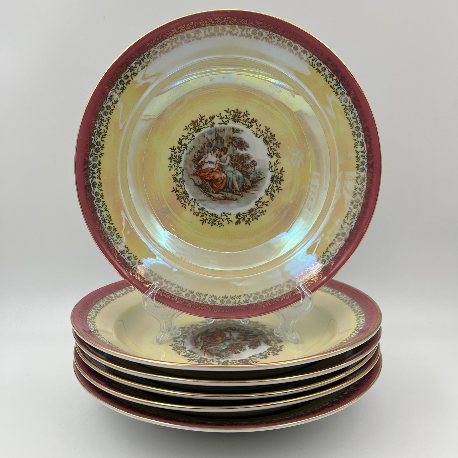 Набор из 6-ти обеденных тарелок "Мадонна"