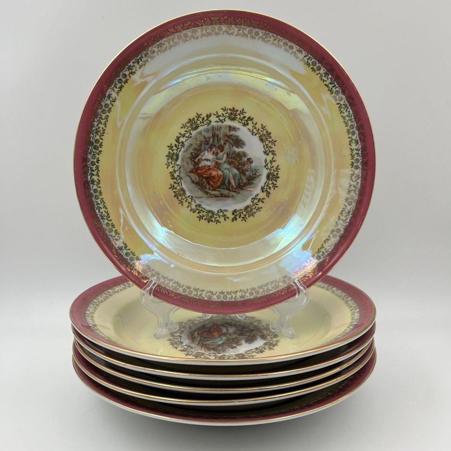 Набор из 6-ти обеденных тарелок "Мадонна"