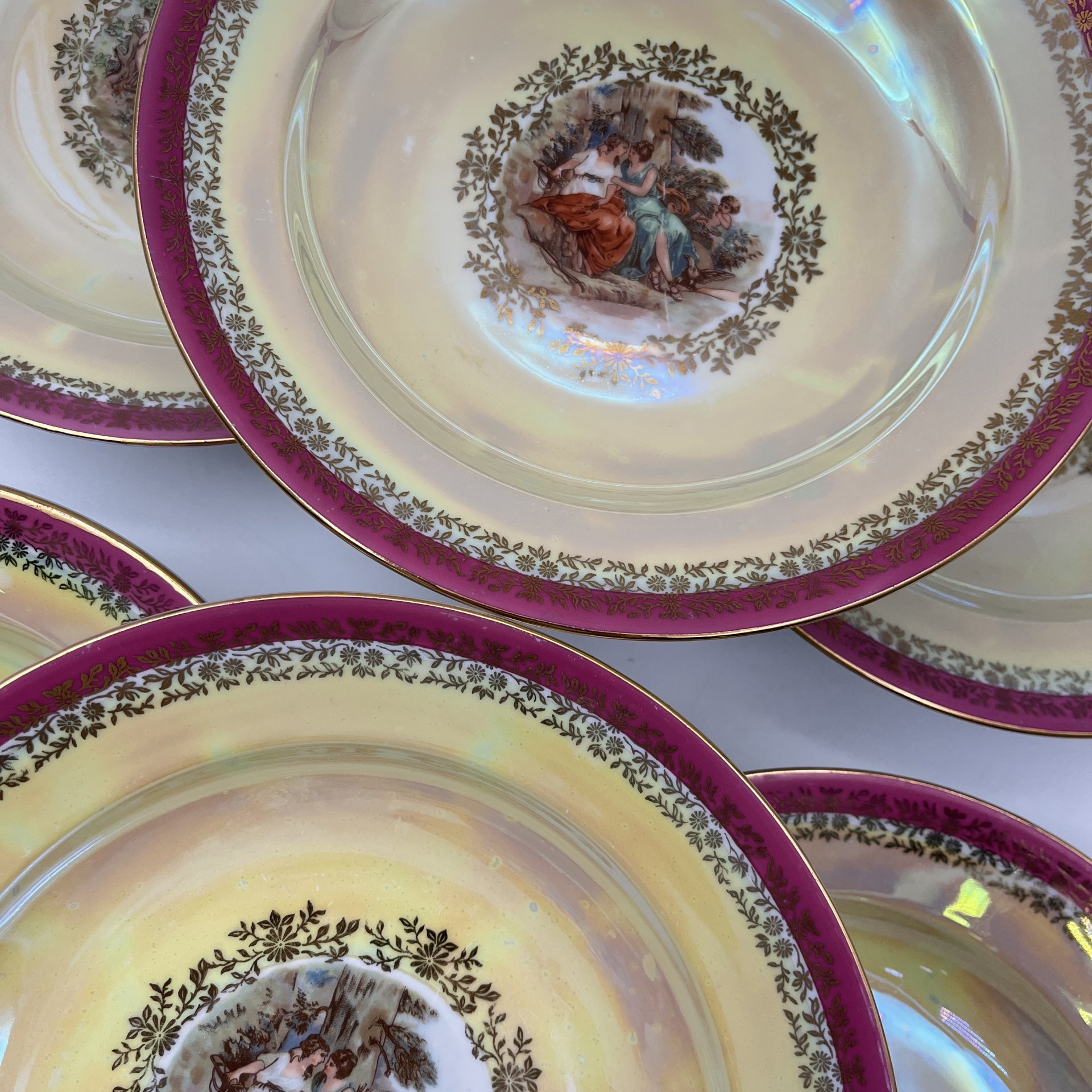 Набор из 6-ти обеденных тарелок "Мадонна"