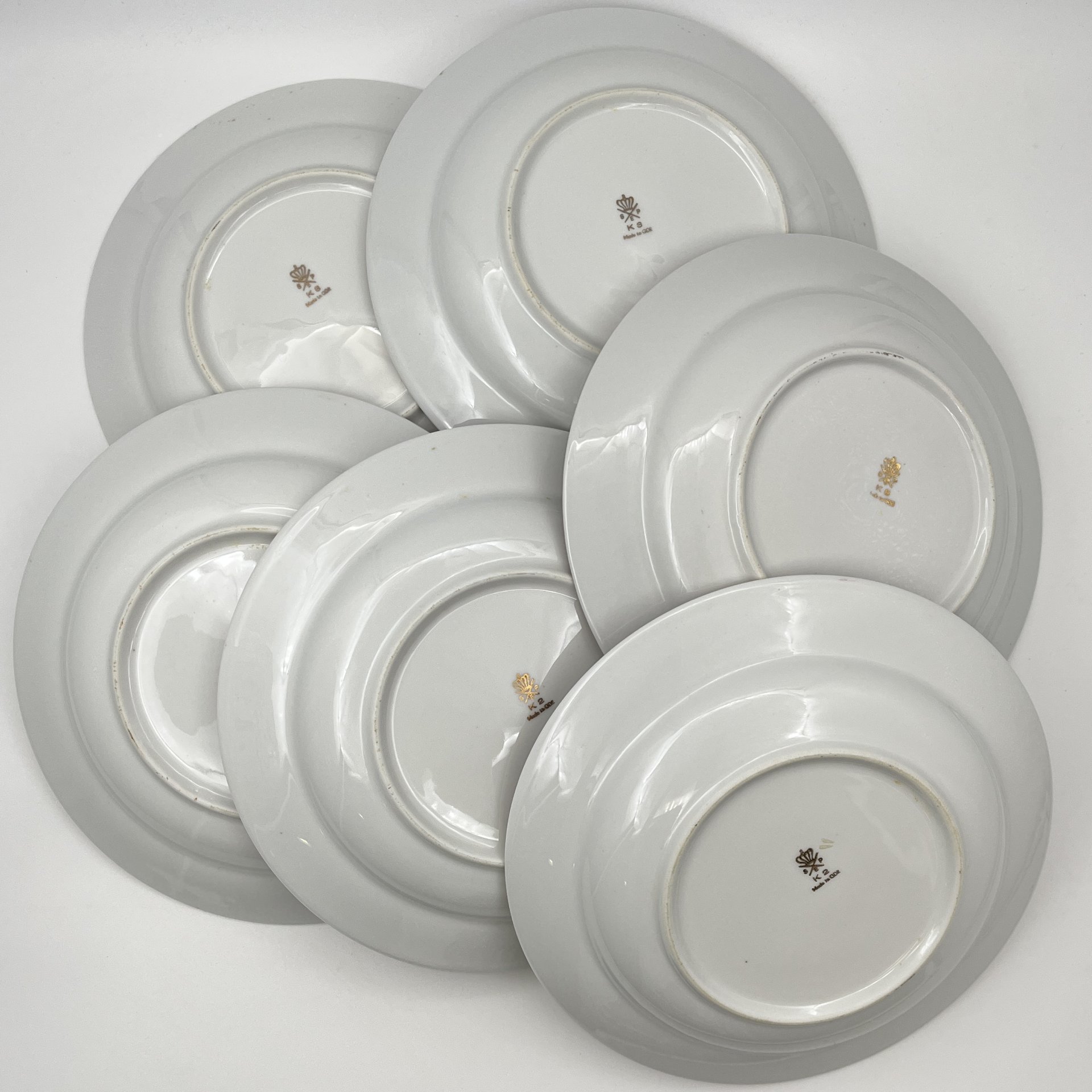 Набор из 6-ти обеденных тарелок "Мадонна"