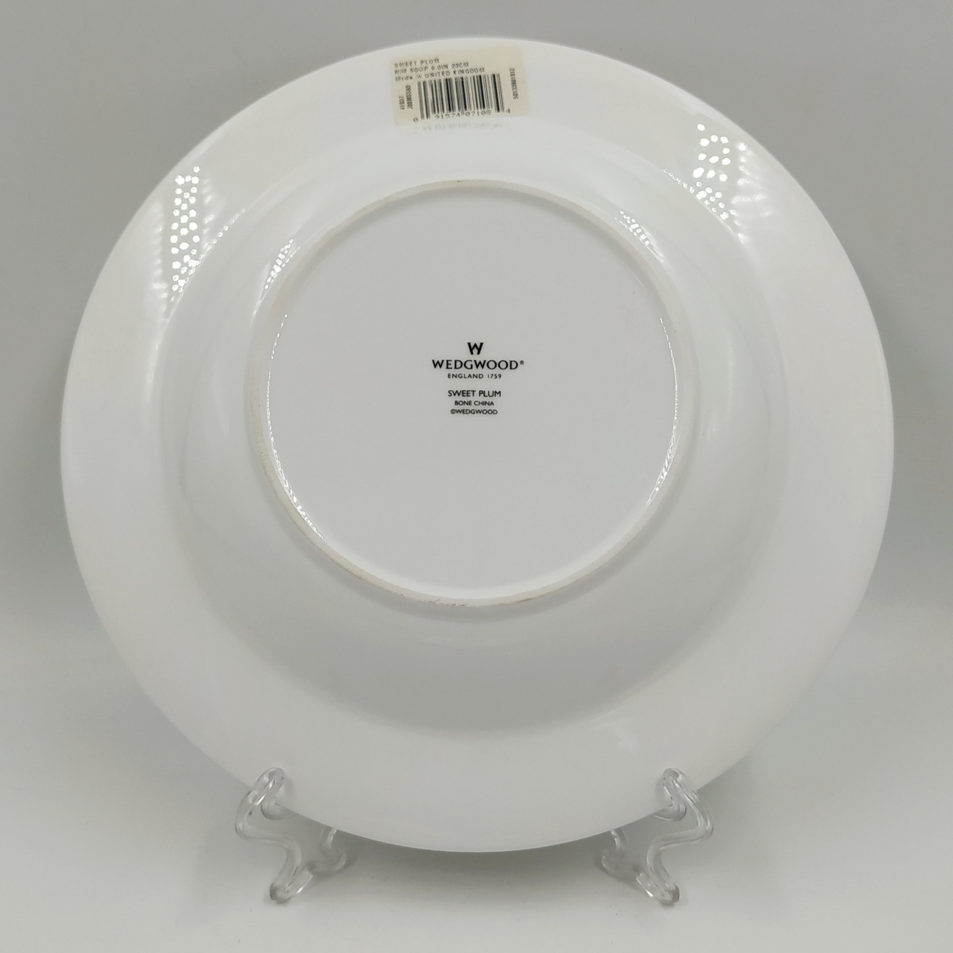 Пара суповых тарелок из серии "Sweet plum", Wedgwood