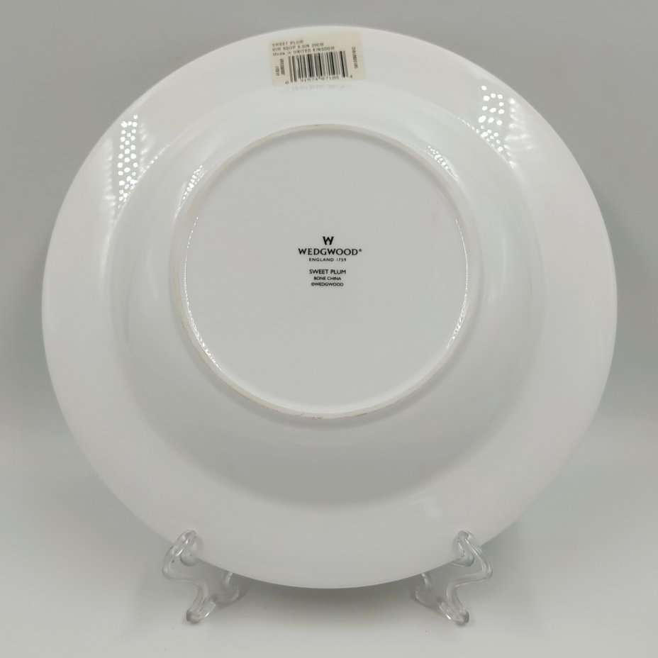 Пара суповых тарелок из серии "Sweet plum", Wedgwood