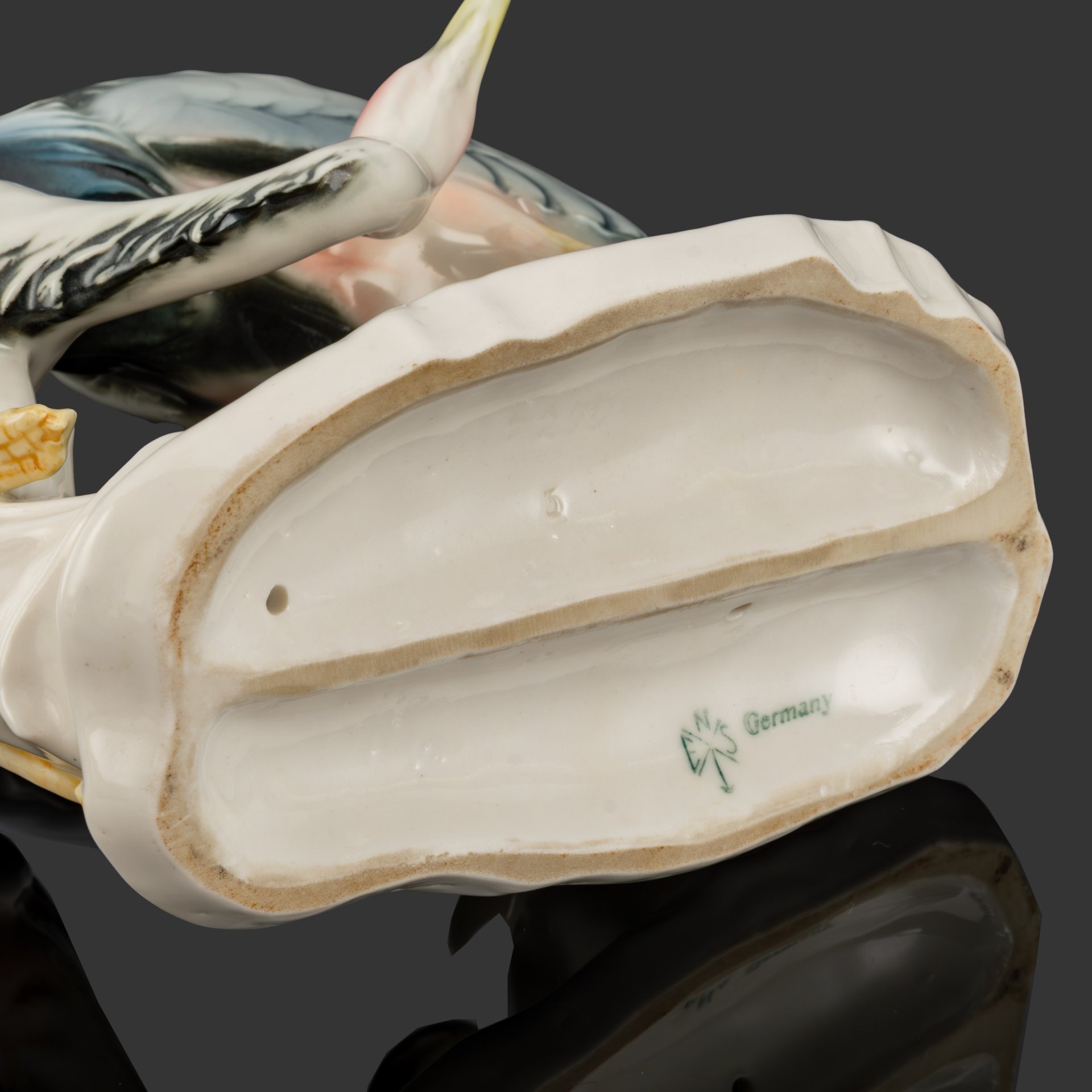 Статуэтка "Цапли", фарфор, роспись, Karl Ens (Карл Энс), Германия, 1919-1945 гг.