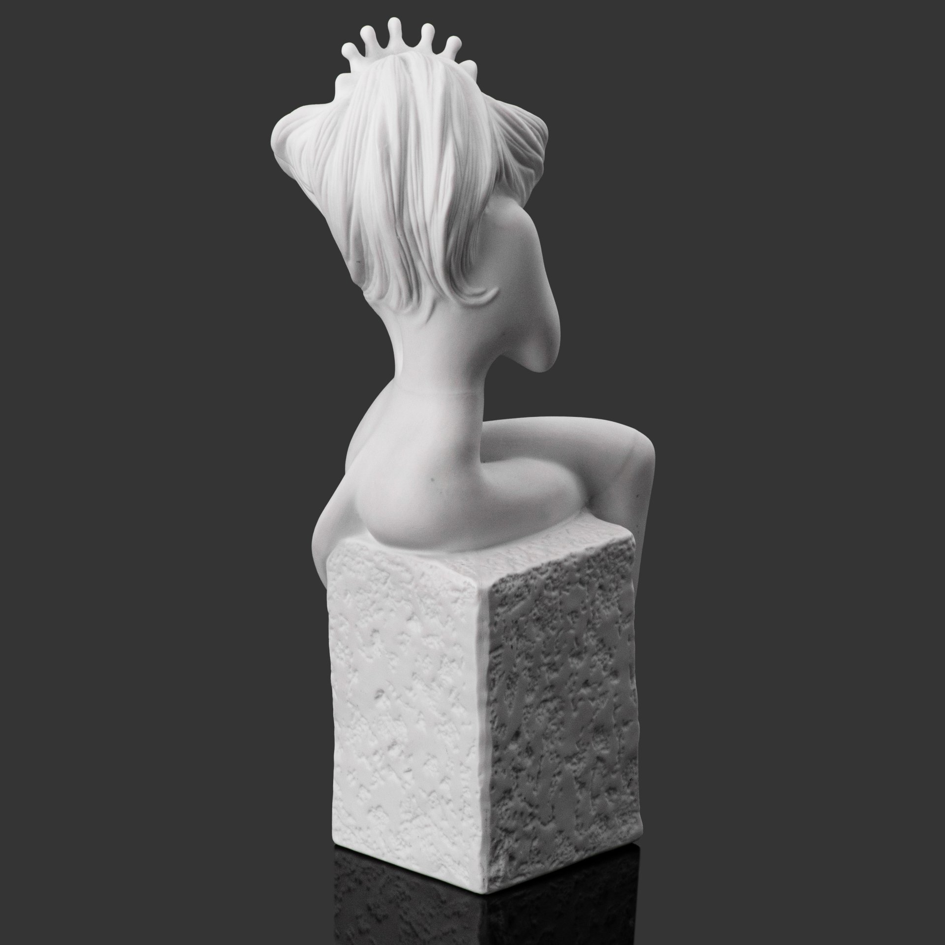 Статуэтка "Лев" из серии "Знаки зодиака", дизайнер Christel Marott, фарфор, Royal Copenhagen, Royal Copenhagen