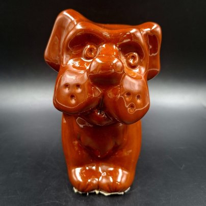 Статуэтка "Собака", фабрика "Псковский гончар", керамика, Россия, 1980-2000 гг.