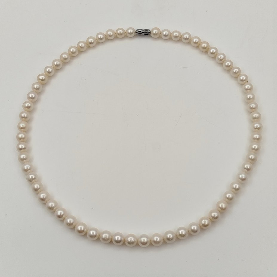 Бусы, металл, культивированный (черный) жемчуг, Азия, 2000-2015 гг.