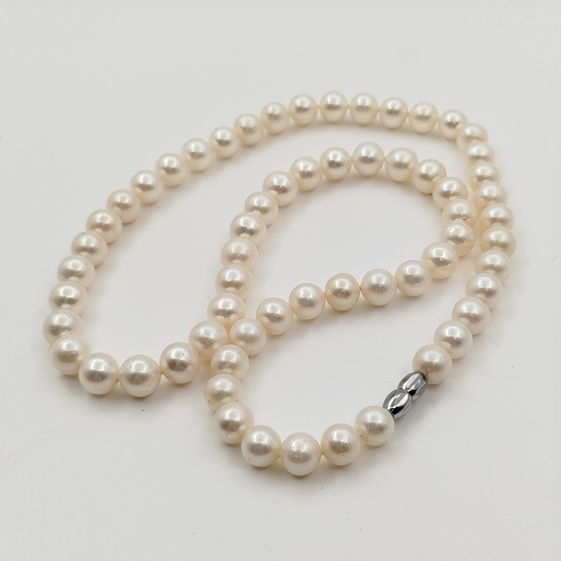 Бусы, металл, культивированный (черный) жемчуг, Азия, 2000-2015 гг.