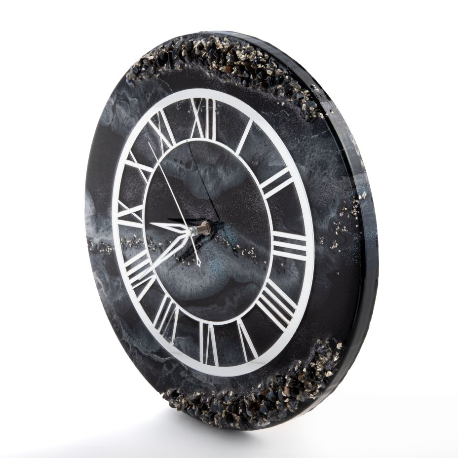 Часы настенные, авторская ручная работа в технике Resin Art
